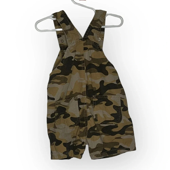 Carhartt boys camo overall shortall romper sz 24m - Picture 2 of 3